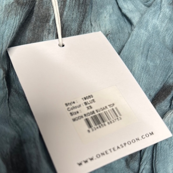 Tea spoon Moon Ridge Sugar Top - Blue  XS nwt - Picture 3 of 7